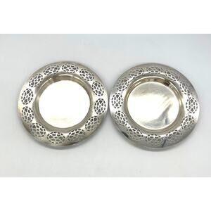 Silverplate Coaster Tray 9230 Simeon L. George H. Rogers Company 5.5” Wide